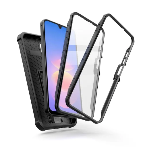 Samsung Galaxy A17 / A18 4G / 5G ochranné puzdro Tech-Protect Kevlar Cam+ sada 2 kusov, čierne - 3