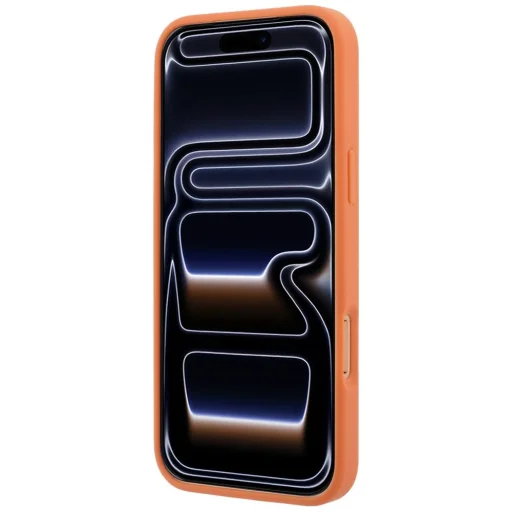 iPhone 18 Pro Max / iPhone 17 Pro Max oranžový kryt Lacoste Petit Pique Lacquer Logo MagSafe - 5