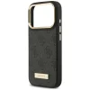  iPhone 18 Pro / iPhone 17 Pro fekete Guess 4G Logo Plate MagSafe tok thumbnail