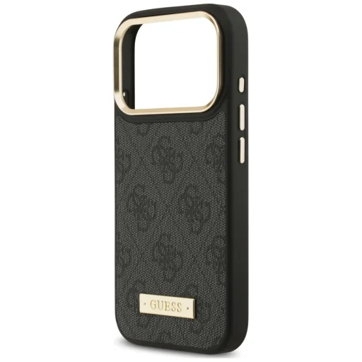iPhone 18 Pro / iPhone 17 Pro čierny kryt Guess 4G Logo Plate MagSafe - 6