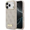 iPhone 18 Pro / iPhone 17 Pro ružové puzdro Guess 4G Logo Plate MagSafe thumbnail