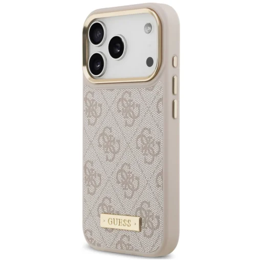 iPhone 18 Pro / iPhone 17 Pro ružové puzdro Guess 4G Logo Plate MagSafe - 2