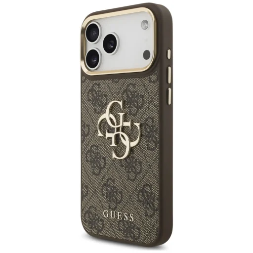 iPhone 18 Pro / iPhone 17 Pro Guess 4G hnedé ochranné puzdro s remienkom - 2