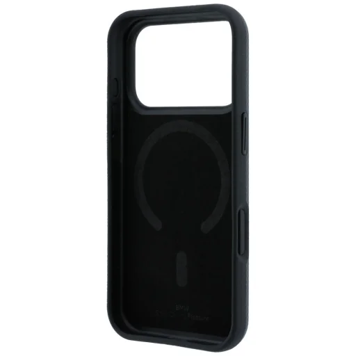 iPhone 18 Pro / 17 Pro BMW M Quadrille Kevlar Metal Logo MagSafe puzdro, antracitovo sivé - 7