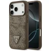 iPhone 18 Pro / iPhone 17 Pro ochranný kryt – Guess 4G Double Card Triangle, hnedý thumbnail