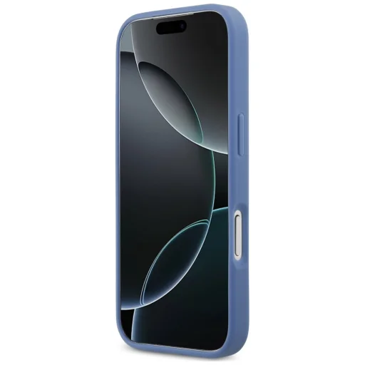  iPhone 18 Pro / 17 Pro kék Guess 4G Double Card Triangle tok - 5