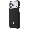 iPhone 18 Pro / 17 Pro čierne BMW prešívané puzdro s kovovým logom a magnetický držiak na karty thumbnail