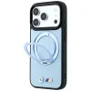  iPhone 18 Pro Max / iPhone 17 Pro Max kék BMW Kevlar Ring Stand 360 MagSafe védőtok thumbnail