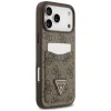  iPhone 18 Pro Max / iPhone 17 Pro Max Guess 4G Double Card Triangle barna tok thumbnail