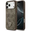  iPhone 18 Pro Max / iPhone 17 Pro Max Guess 4G Double Card Triangle barna tok thumbnail