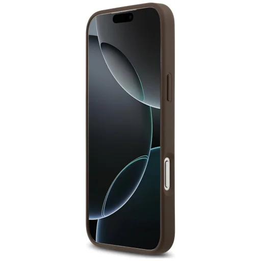 iPhone 18 Pro Max / iPhone 17 Pro Max Guess 4G Double Card Triangle hnedé puzdro - 5