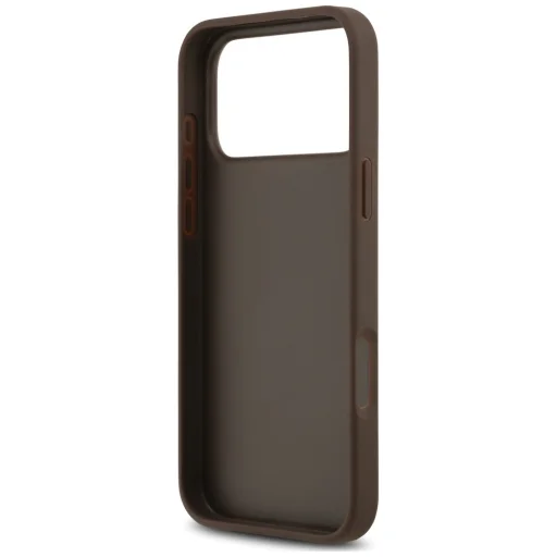 iPhone 18 Pro Max / iPhone 17 Pro Max Guess 4G Double Card Triangle hnedé puzdro - 7
