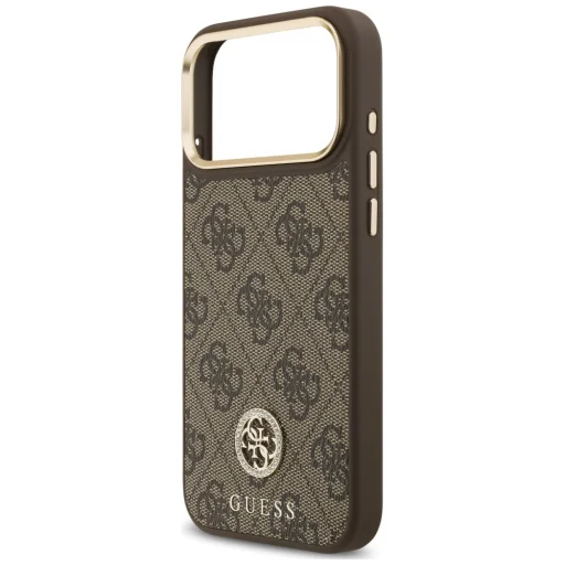  iPhone 18 Pro Max / iPhone 17 Pro Max Guess 4G Strass Logo MagSafe barna tok - 6