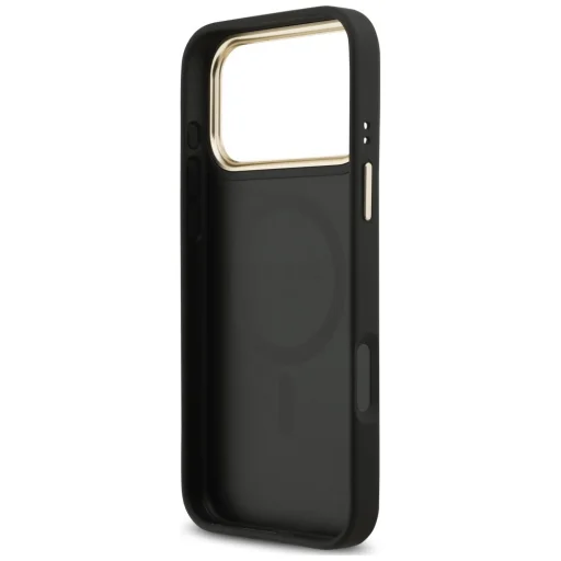 iPhone 18 Pro Max / iPhone 17 Pro Max puzdro – Guess 4G Strass Logo MagSafe, čierne - 7