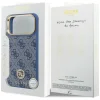 Puzdro pre iPhone 18 Pro Max a iPhone 17 Pro Max – Guess 4G Strass Logo MagSafe, modré thumbnail