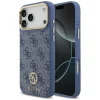 Puzdro pre iPhone 18 Pro Max a iPhone 17 Pro Max – Guess 4G Strass Logo MagSafe, modré thumbnail