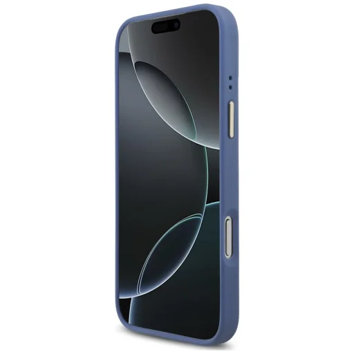  iPhone 18 Pro Max és iPhone 17 Pro Max tok – Guess 4G Strass Logo MagSafe, kék - 5