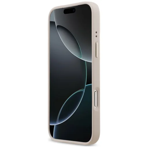  iPhone 18 Pro Max / iPhone 17 Pro Max rózsaszín Guess 4G Strass Logo MagSafe tok - 5