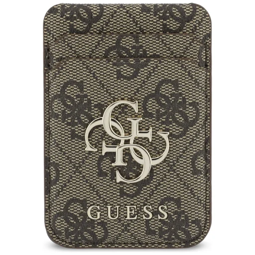  iPhone 18 Pro / 17 Pro Guess 4G MagSafe tok mágneses pénztárcával, barna - 9