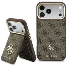  iPhone 18 Pro Max / iPhone 17 Pro Max barna Guess 4G MagSafe tok mágneses pénztárcával