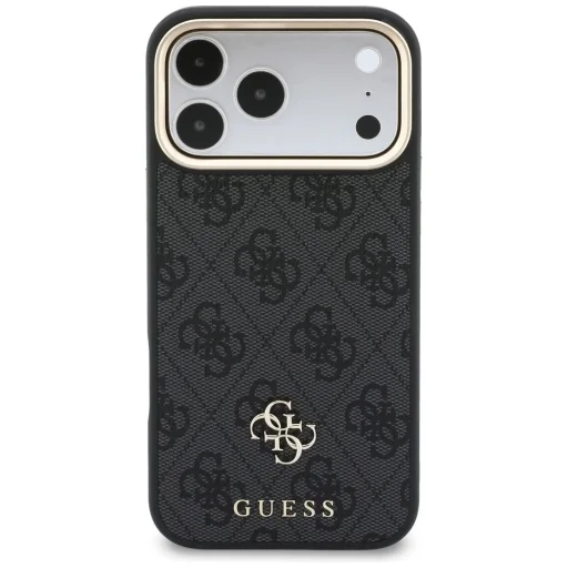 iPhone 18 Pro / 17 Pro MagSafe tok mágneses pénztárcával – Guess 4G, fekete - 3