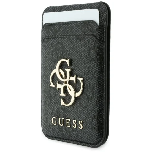  iPhone 18 Pro / 17 Pro MagSafe tok mágneses pénztárcával – Guess 4G, fekete - 8