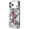  iPhone 18 Pro / iPhone 17 Pro Guess Blossom Roses Print MagSafe kék tok thumbnail
