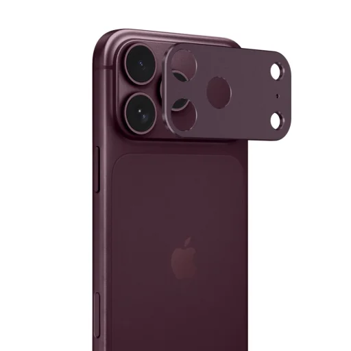  Apple iPhone 18 Pro Max bordó Tech-Protect Camalloy Fit+ kameravédő - 2