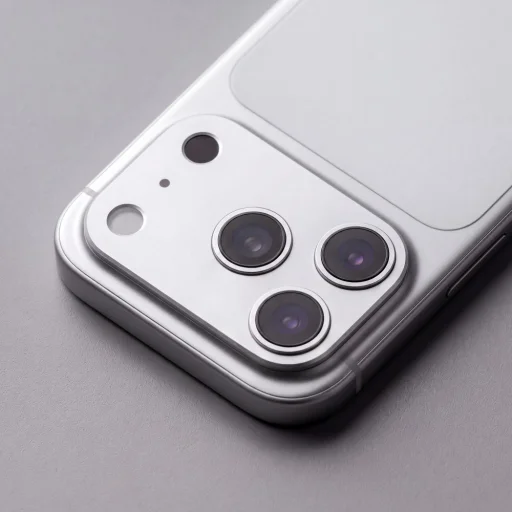  Apple iPhone 18 Pro ezüst Tech-Protect Camalloy Fit+ alumíniumötvözet kameravédő - 6