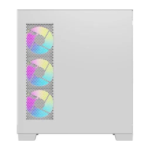 DarkFlash K430 fehér számítógépház 6 ventilátorral - 4