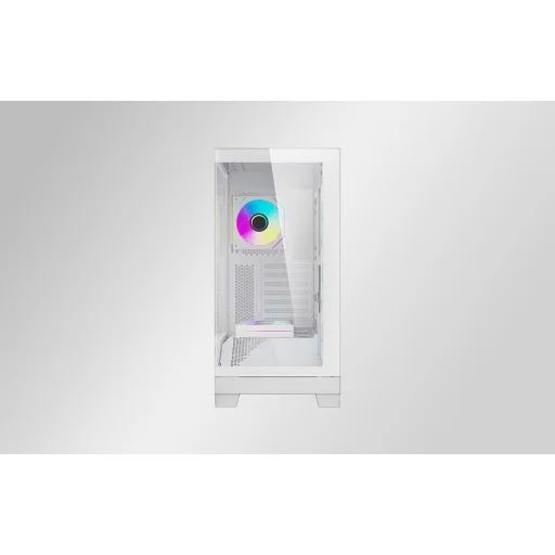 DarkFlash K430 fehér számítógépház 6 ventilátorral - 10