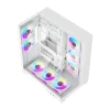 Darkflash TH285 PLUS fehér ATX számítógépház 8 ventilátorral thumbnail