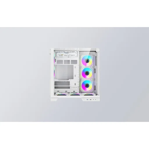 Darkflash TH285 PLUS fehér ATX számítógépház 8 ventilátorral - 13