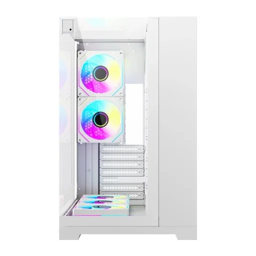 Darkflash TH285 PLUS fehér ATX számítógépház 8 ventilátorral - 5