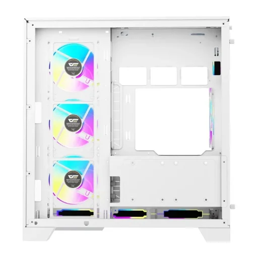 Darkflash TH285 PLUS fehér ATX számítógépház 8 ventilátorral - 10