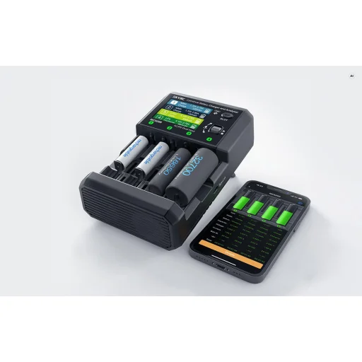 SkyRC MC5000 négycsatornás akkumulátortöltő és -elemző USB-C csatlakozással - 2
