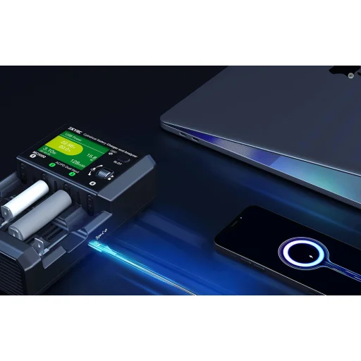 SkyRC MC5000 négycsatornás akkumulátortöltő és -elemző USB-C csatlakozással - 3