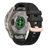  Garmin Fenix 5S / 5S Plus / 6S / 6S Pro / 7S / 8 / 9 / 9 Pro (43 mm) fekete Tech-Protect szilikon óraszíj thumbnail