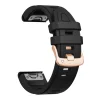  Garmin Fenix 5S / 5S Plus / 6S / 6S Pro / 7S / 8 / 9 / 9 Pro (43 mm) fekete Tech-Protect szilikon óraszíj thumbnail