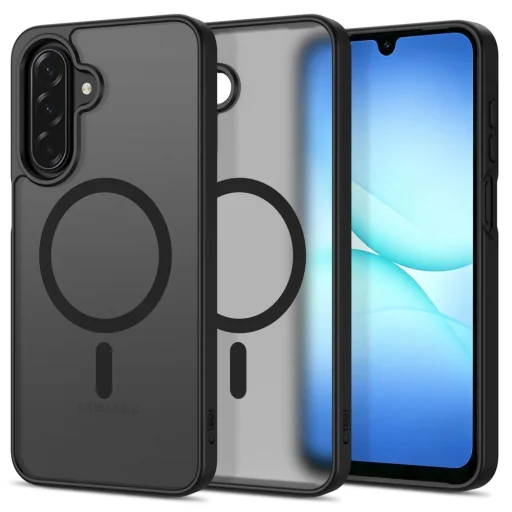  Samsung Galaxy A16 / A17 / A18 / A26 4G / 5G matt fekete Tech-Protect BasicMag MagSafe tok - 1