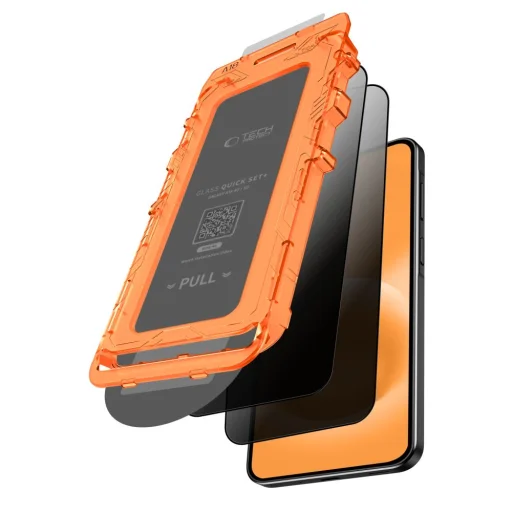  Samsung Galaxy A18 4G/5G betekintésvédő edzett üveg, Tech-Protect Quick Set Spy+, 2 db - 2