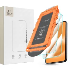  Samsung Galaxy A18 4G / 5G készülékhez való Tech-Protect Quick Set+ átlátszó edzett üveg, 2 db