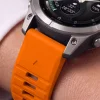 Tech-Protect Silicone óraszíj Garmin Fenix 5 / 6 / 6 Pro / 7 / 8 / 8 Pro / E / 9 / 9 Pro (47 mm) modellekhez, jelzőnarancs thumbnail