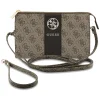 Guess 4G with Round 4G & Classic Logos Stripe barna telefontáska thumbnail