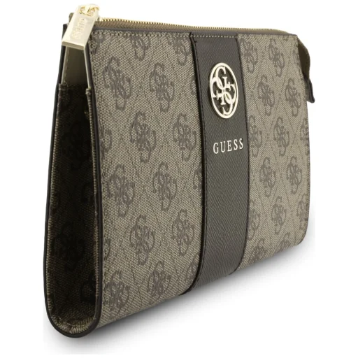 Guess 4G with Round 4G & Classic Logos Stripe barna telefontáska - 3