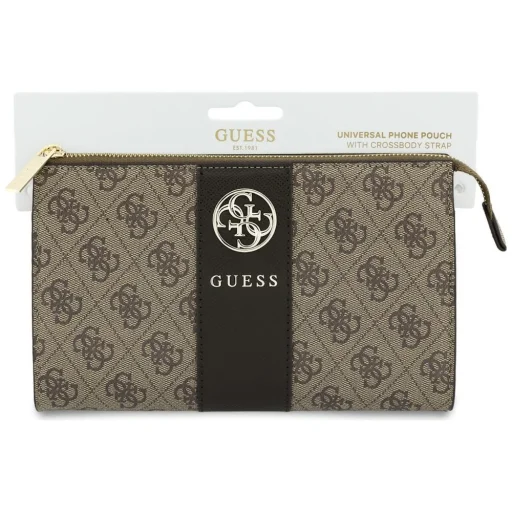 Guess 4G with Round 4G & Classic Logos Stripe barna telefontáska - 6