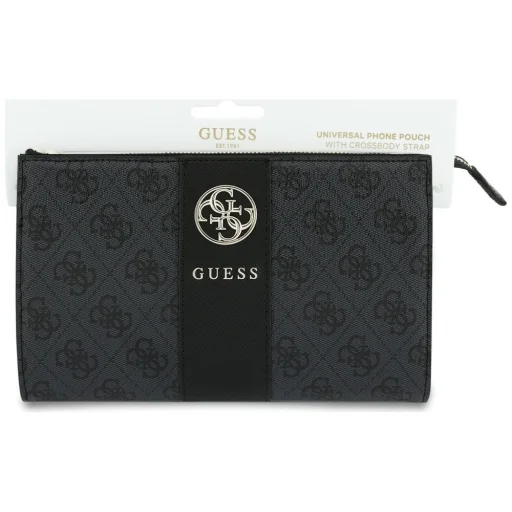 Guess 4G & Classic Logos Stripe fekete telefontáska - 6