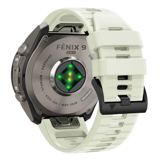 Tech-Protect Silicone óraszíj Garmin Fenix 5 / 6 / 6 Pro / 7 / 8 / 8 Pro / E / 9 / 9 Pro (51 mm) modellekhez, kőszürke - 2