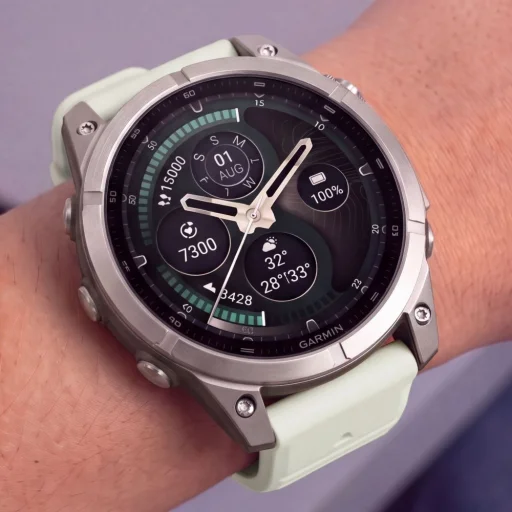 Tech-Protect Silicone óraszíj Garmin Fenix 5 / 6 / 6 Pro / 7 / 8 / 8 Pro / E / 9 / 9 Pro (51 mm) modellekhez, kőszürke - 5