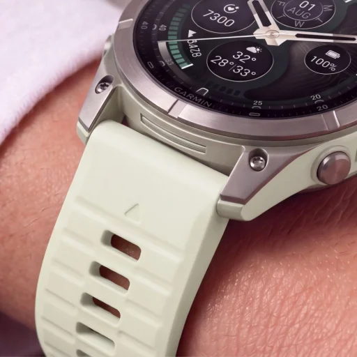Tech-Protect Silicone óraszíj Garmin Fenix 5 / 6 / 6 Pro / 7 / 8 / 8 Pro / E / 9 / 9 Pro (51 mm) modellekhez, kőszürke - 6